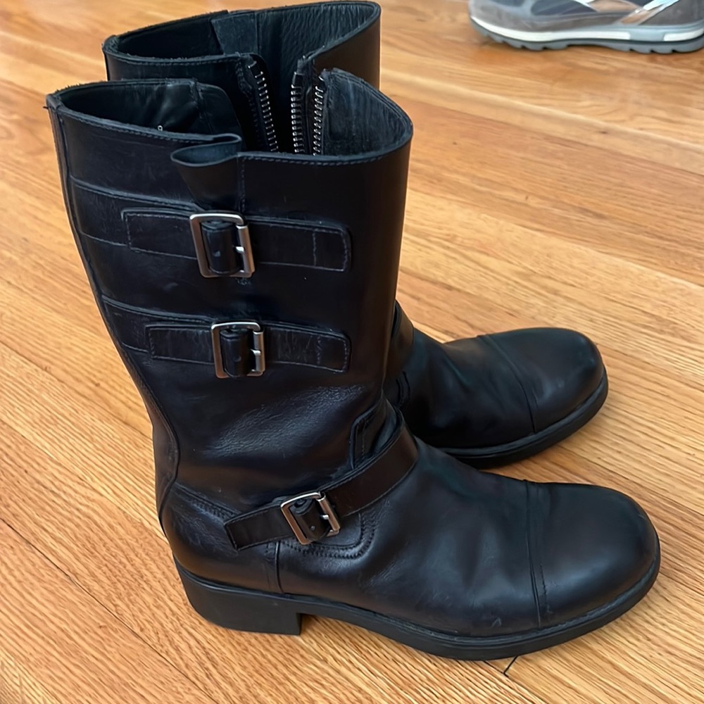 EUC Prada Milano Biker Calf Boot MEN or WOMEN - Picture 1 of 7